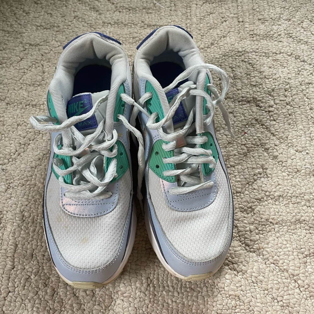 Nike White, Mint & Purple Women's Sneakers